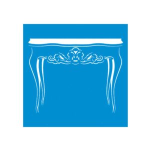 Stencil Litoarte reutilizable 10 x 10 cms STX-165 Mesa