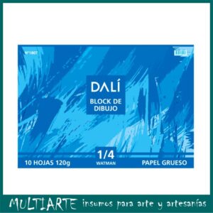 Block de dibujo 1/4 W Grueso 120 grs 10 Hojas