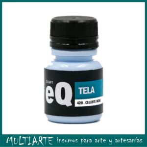 Pintura para Tela EQ artistica 37ml 420 Celeste bebe