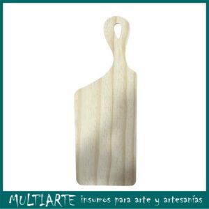 Tabla de madera con agarre 34cms
