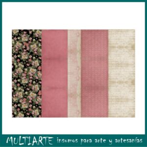Lámina de seda para decoupage 50x70cms FLORENCE2