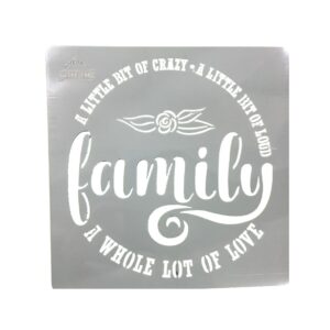 Stencil Strong 20 x 20cms 174 Family