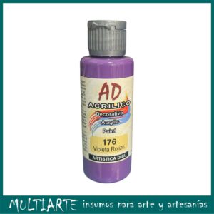 Pintura decorativa Artistica Dibu 176 violeta rojizo 60ml