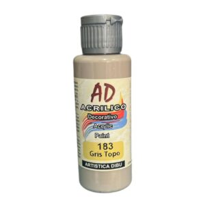 Pintura decorativa Artistica Dibu 183 gris topo 60ml