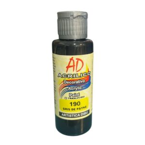 Pintura decorativa Artistica Dibu 190 gris de payne 60ml