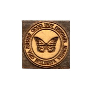 Sello 4x4cms Mariposa 20