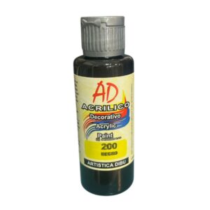 Pintura decorativa Artistica Dibu 200 negro 60ml