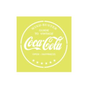 Stencil 15 x 15cms MCL - 2067 Coca Cola