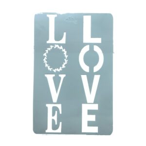 Stencil Strong 20 x 30cms 217 Love