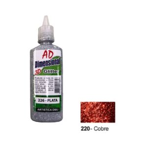 Pintura dimensional AD 40ml 220-cobre Glitter