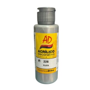 Pintura decorativa Artistica Dibu 226 plata 60ml