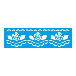 Stencil Litoarte reutilizable 8,5 x 28,5 cms STE-227
