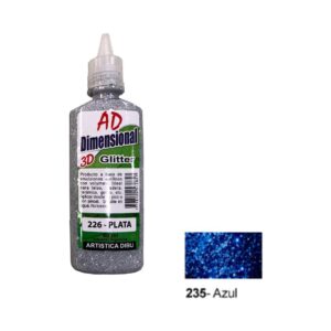 Pintura dimensional AD 40ml 235- azul Glitter