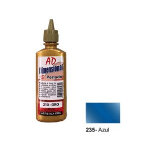 Pintura dimensional AD 40ml 235- azul metalizado