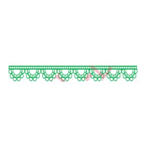 Puntilla bajo relieve 6x35cms 241