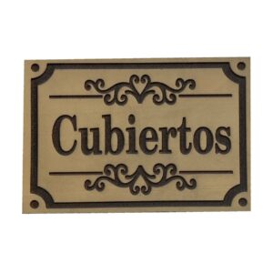 Sello bajo relieve 10x15cms Cubiertos 263