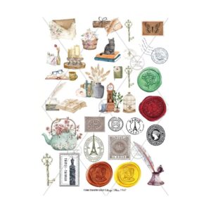 Transfer color - 20x25cms Estampa Felicce 27