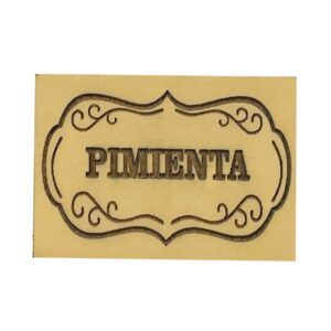 Sello bajo relieve 5x7cms Pimienta 279