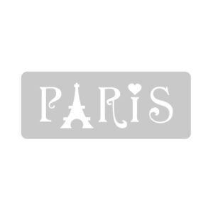 Stencil EQarte reutilizable 4,5 x 17cms Mini 310 Paris