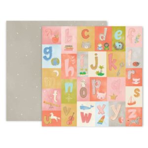 Papel para scrapbook doble faz Pink Paislee - Little Adventurer 310733