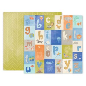 Papel para scrapbook doble faz Pink Paislee - Little Adventurer 310740
