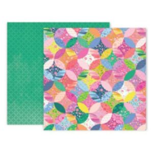 Papel para scrapbook doble faz Pink Paislee - Horizon 310767