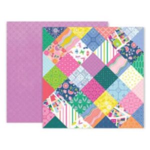 Papel para scrapbook doble faz Pink Paislee - Horizon 310769