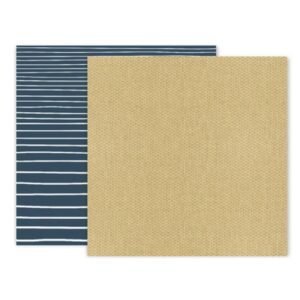 Papel para scrapbook doble faz Pink Paislee - Indigo and Ivy 310802
