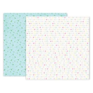 Papel para scrapbook doble faz Pink Paislee - Bloom Street 310948