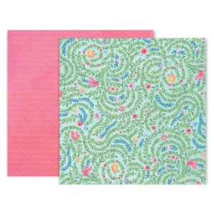 Papel para scrapbook doble faz Pink Paislee - Bloom Street 310949