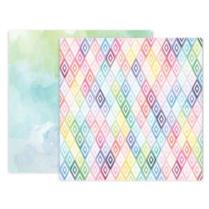 Papel para scrapbook doble faz Pink Paislee - Bloom Street 310954