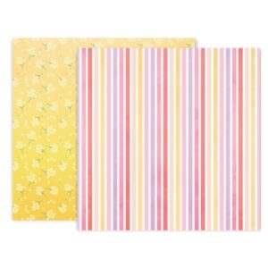 Papel para scrapbook doble faz Pink Paislee - Bloom Street 310958