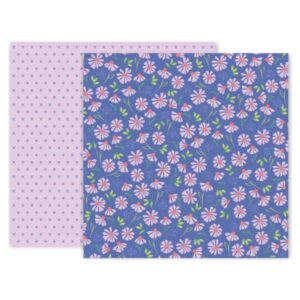 Papel para scrapbook doble faz Pink Paislee - Bloom Street 310959