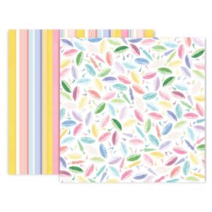 Papel para scrapbook doble faz Pink Paislee - Bloom Street 310960