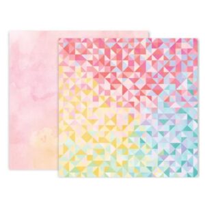 Papel para scrapbook doble faz Pink Paislee - Bloom Street 310966