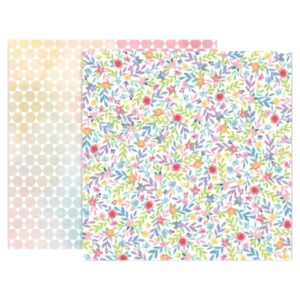 Papel para scrapbook doble faz Pink Paislee - Bloom Street 310967