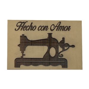 Sello bajo relieve 8x12cms Costura 318