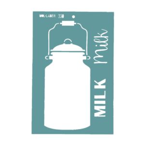 Stencil 20 x 30cms MCL -  330 Tarro de Leche
