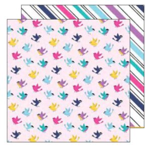Papel para scrapbook doble faz Shimelle - Glitter Girl 343642