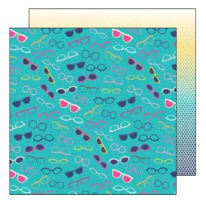 Papel para scrapbook doble faz Shimelle - Glitter Girl 343649