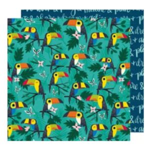 Papel para scrapbook doble faz Shimelle - Box Of Crayons 346598