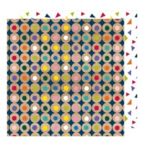 Papel para scrapbook doble faz Shimelle - Box Of Crayons 346603