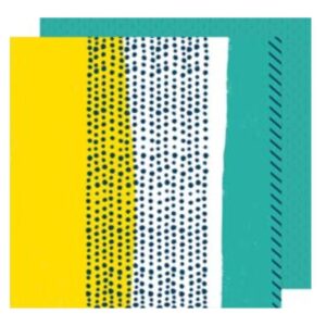Papel para scrapbook doble faz Shimelle - Box Of Crayons 346605