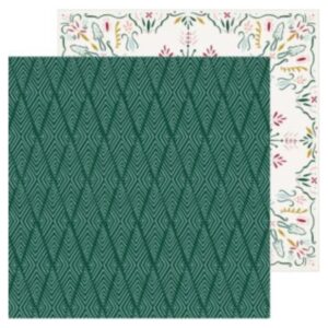Papel para scrapbook Crate Paper Snow Flake 350968