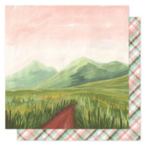Papel para scrapbook doble faz One Canoe Two - Saturday Afternoon 351122