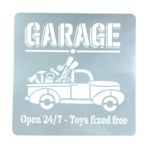 Stencil Strong 30 x 30cms 356 Garage