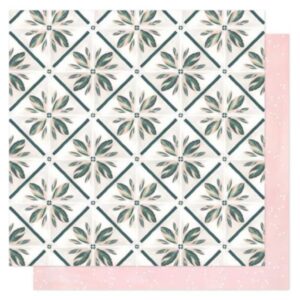 Papel para scrapbook doble faz One Canoe Two Willow 356080