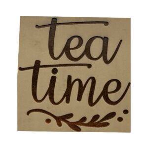Sello bajo relieve 10x10cms Tea Time 399