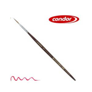 Pincel Condor Nro 402-0 redondo pelo de marta