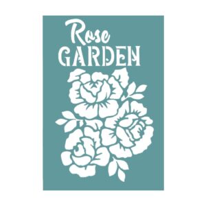 Stencil 20 x 30cms MCL - 4103 Rosas